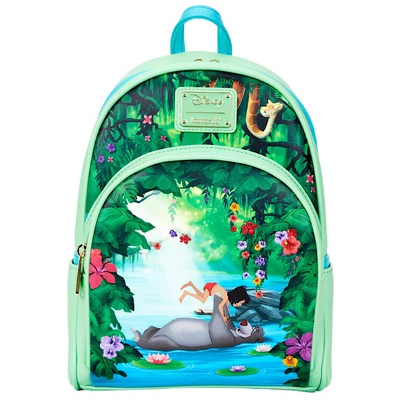 Loungefly Disney Jungle Book Bare Necessities Backpack New - Picture 1 of 6